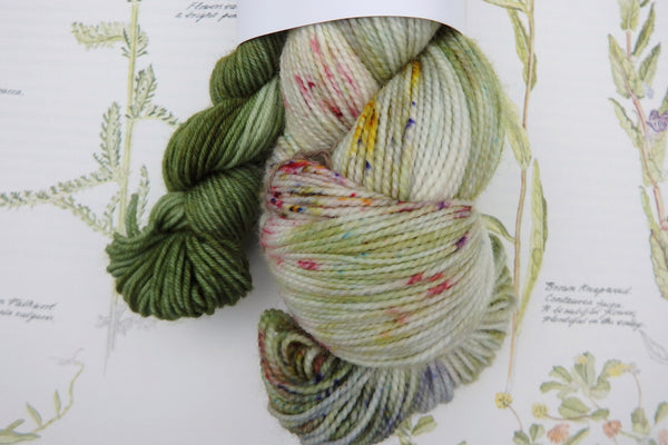 Hedgerow Holly Hand Dyed Christmas yarn