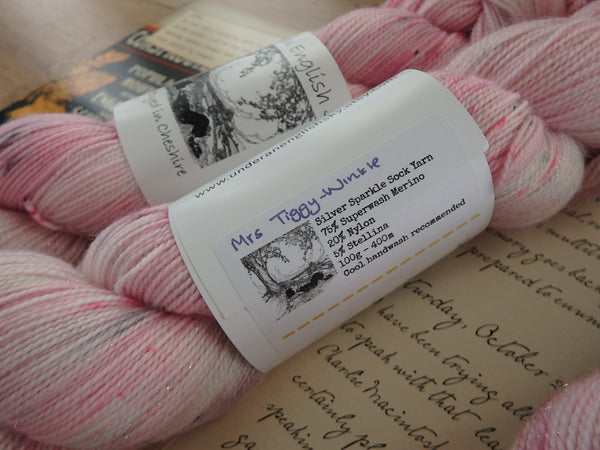 Mrs Tiggy-Winkle Hand Dyed Fingering Weight Yarn
