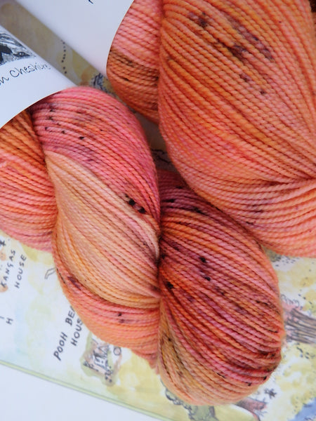 Sunset Over The 100 Acre Wood Sock yarn