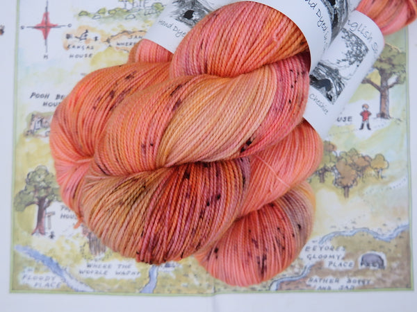 Sunset Over The 100 Acre Wood Sock yarn